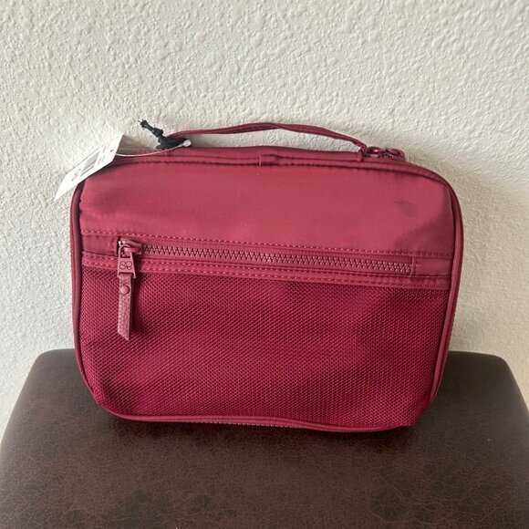 SAMANTHA BROWN Handbags - COPY - Samantha Brown To Go Top Handle COSMETIC / TECH Organizer BURGUNDY nwt